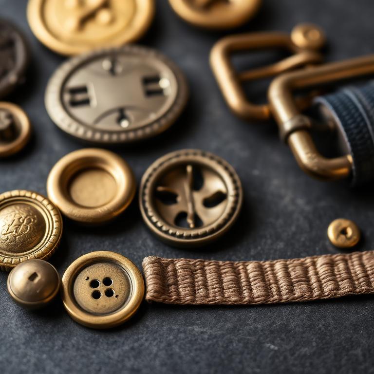 Metal hardware — representative of ATAK LABEL / Atak Etiket output