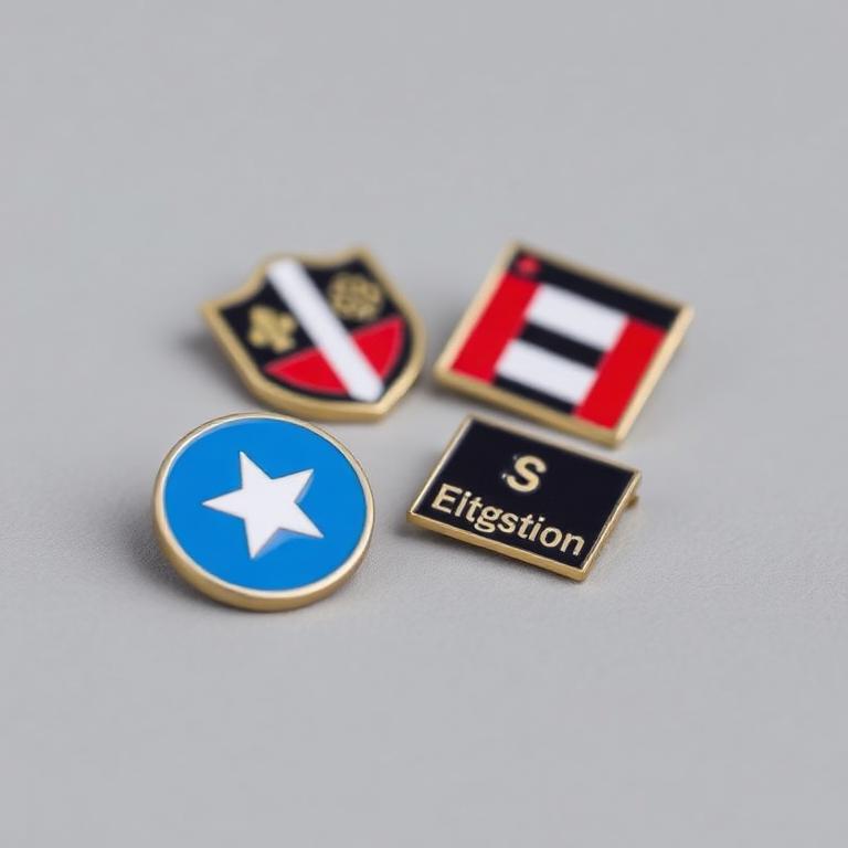 Enamel pins and badges — representative of GlobalBaskı output