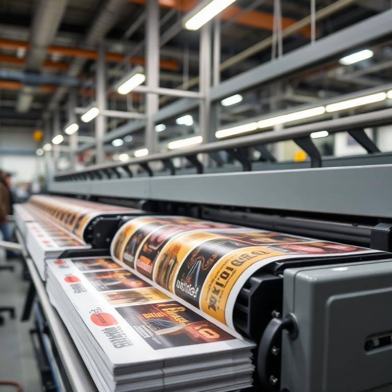 Printing production — representative of Al-Nafees Advertising Requisites Trading LLC output